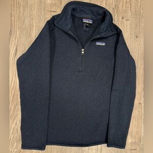 Patagonia Better Sweater Navy Quarter-Zip Fleece Pullover Size XS